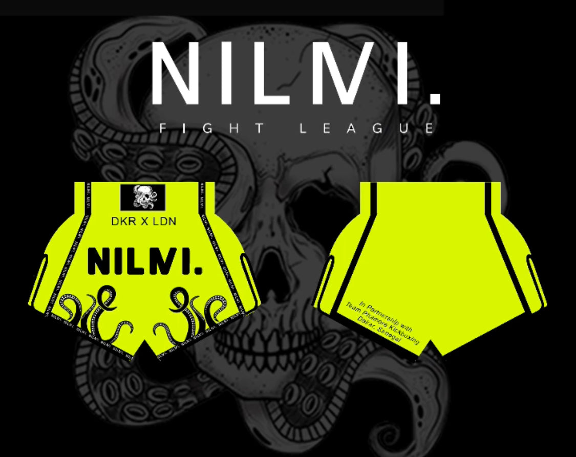 Phamora x Nilmi Fight League - Combat Shorts (Black or White available)