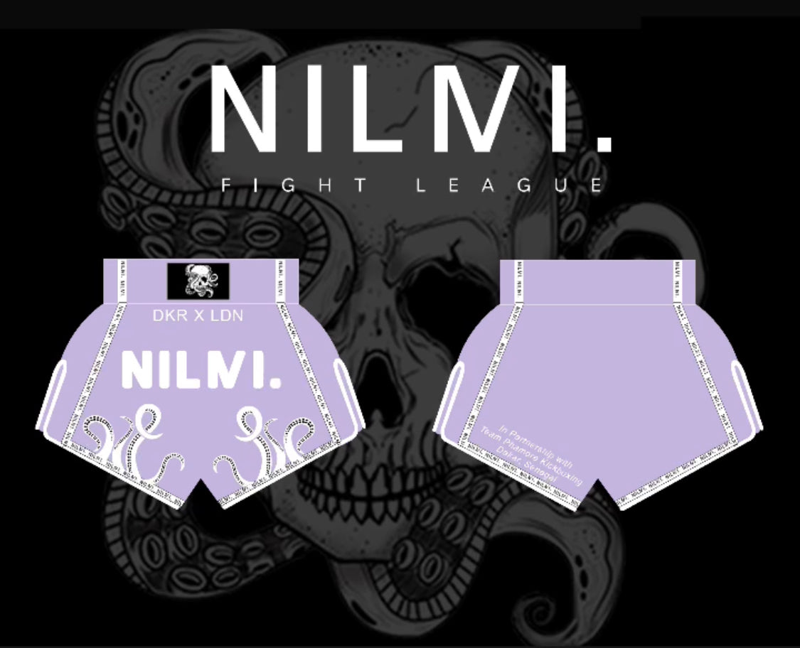 Phamora x Nilmi Fight League - Combat Shorts (Black or White available)