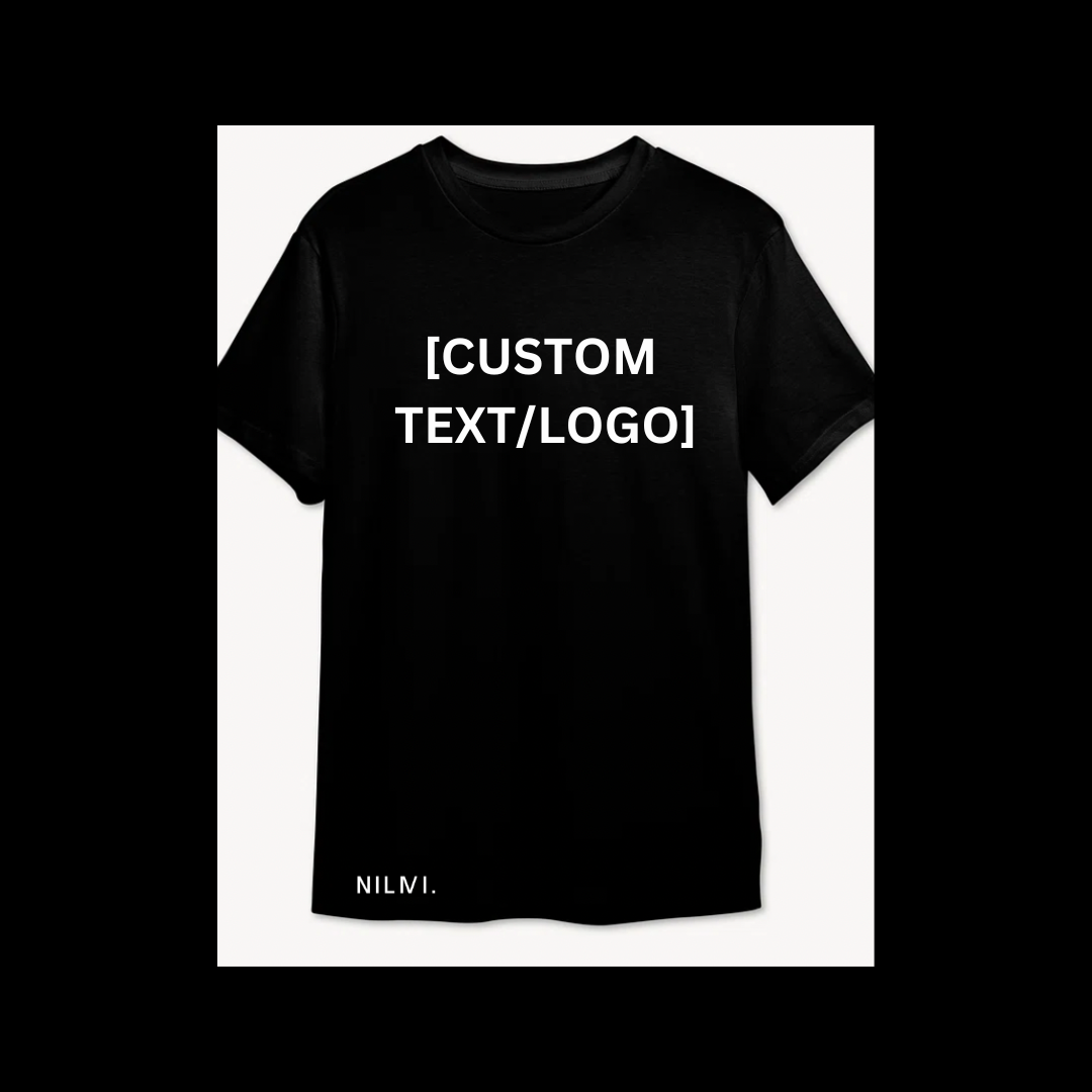 Organic Custom Logo Shirts - unisex [Minimum order 4]